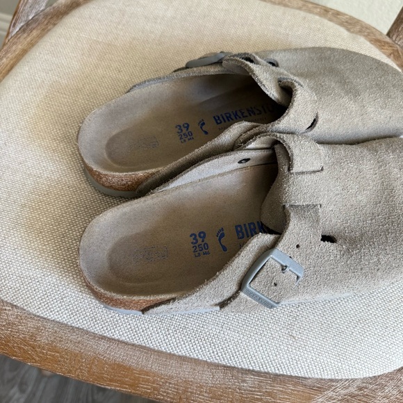 Birkenstock Boston Soft Footbed Clogs stone coin - Picture 8 of 8